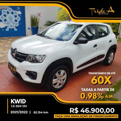 RENAULT KWID 1.0 12V SCE FLEX ZEN MANUAL RENAULT KWID 1.0 12V SCE FLEX ZEN MANUAL